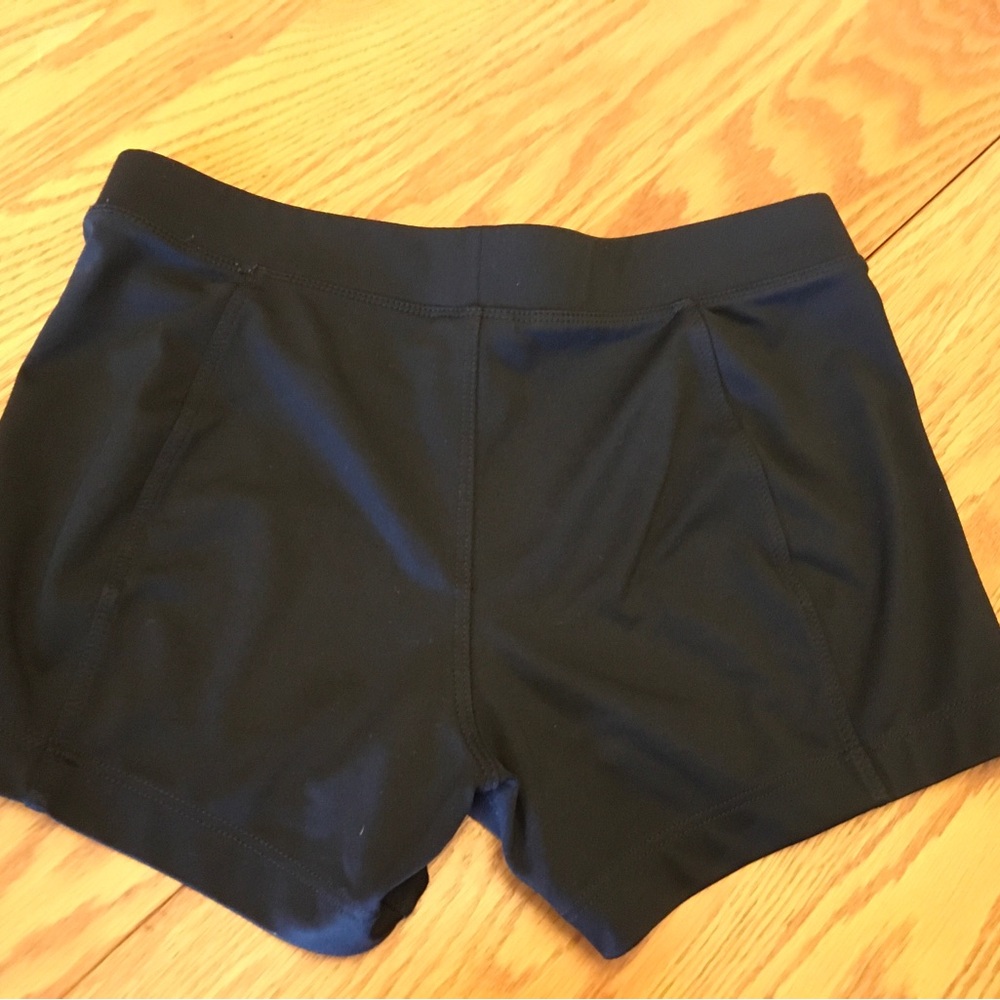 Black Varsity shorts